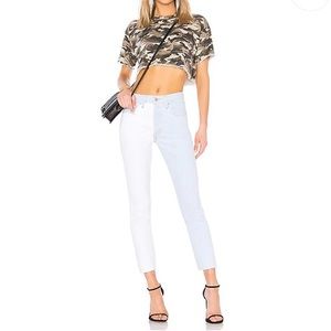 Levi 501 Skinny Two Faced White/blue Jeans 26